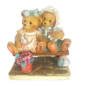 Enesco Cherished Teddies Tracie & Nicole “Side by Side with Friends” 1992
